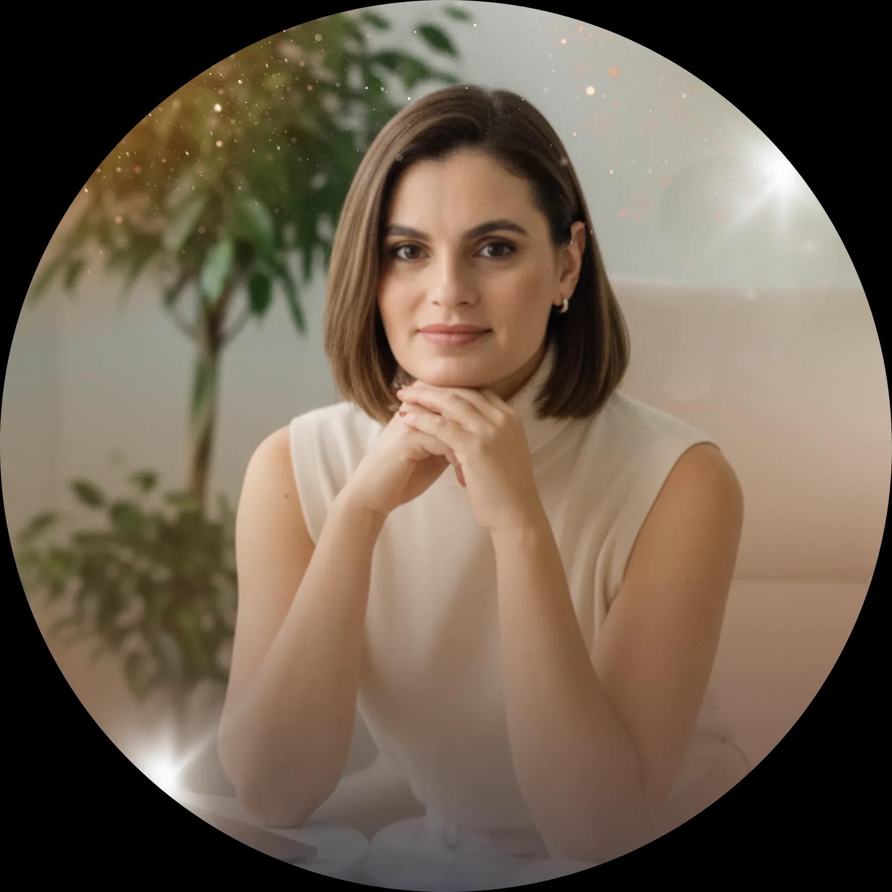 Retrato profissional da nutricionista Tatiane Schardosin